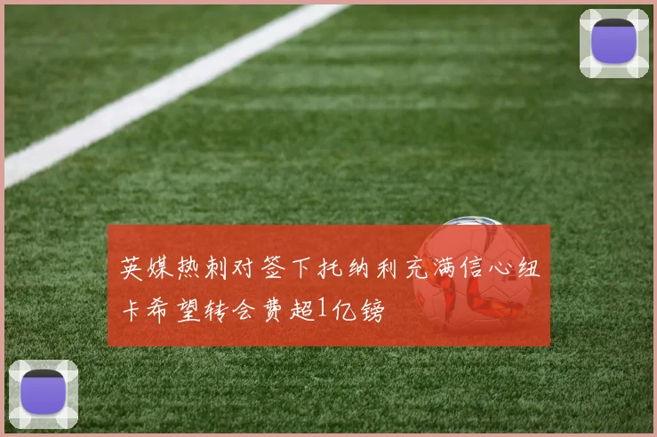 英媒热刺对签下托纳利充满信心纽卡希望转会费超1亿镑